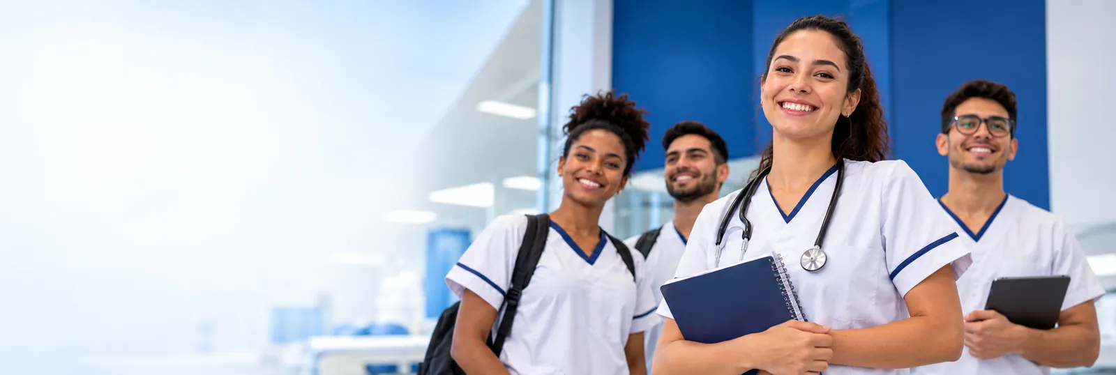 Alunos de cursos da área da saúde no Instituto Sorocabano